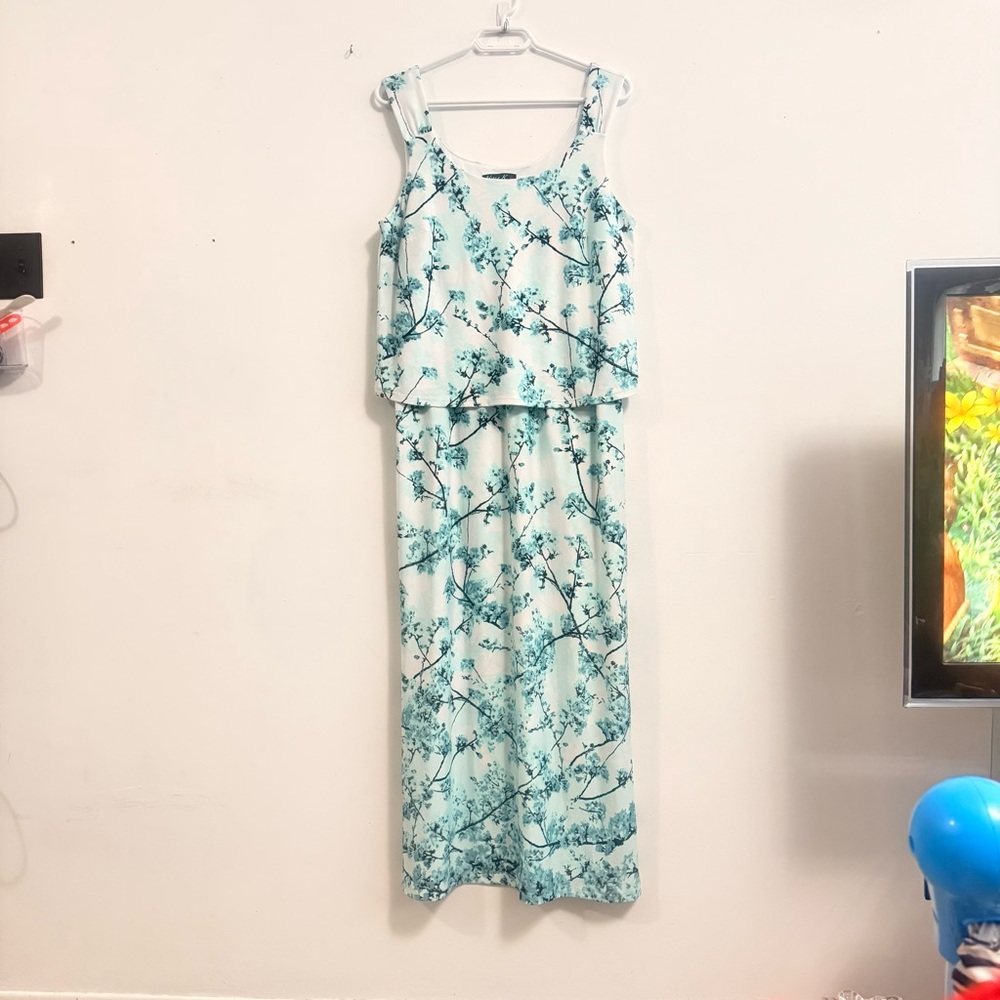 Nina K Floral Print Dress